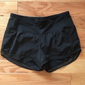 Black lululemon size 4 shorts